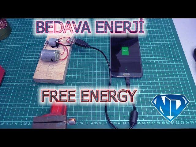 FREE ENERGY MASALINA SON VERDİK  | BEDAVA ELEKTRİK VAR MI? | Mobile Phone Charger