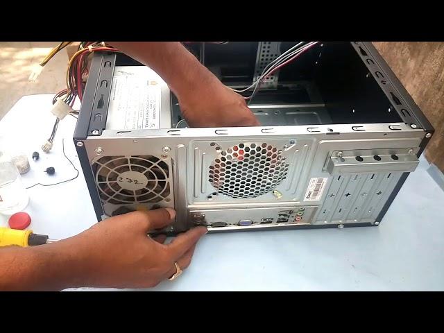 How to Make or Assemble Desktop CPU Step by Step At Home | How to Build a Computer with used Parts