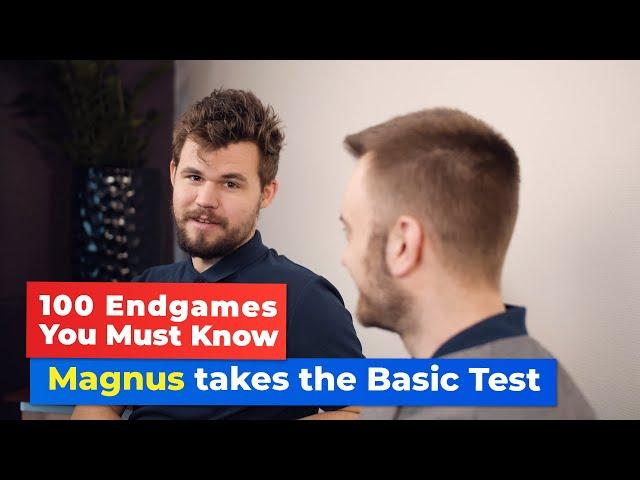 Magnus Carlsen Takes the 100 Endgames Test!