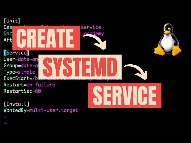 How To Create a Simple Systemd Service?