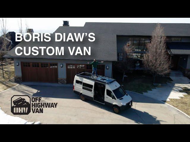 Boris Diaw's Custom 4x4 Sprinter Camper Van from Off Highway Van