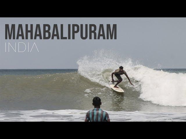 INDIA SURF VIDEO | MAHABALIPURAM | RIGHT HAND POINT BREAK SURF SPOT | SHORE TEMPLE