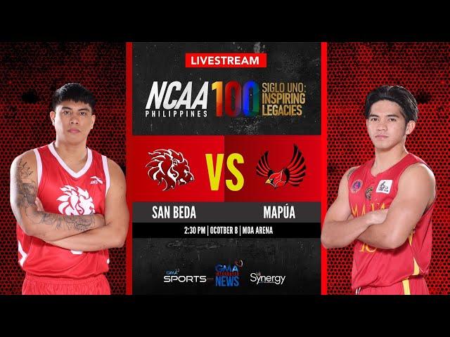 San Beda vs Mapúa (Men’s Basketball) | NCAA Season 100 - Replay