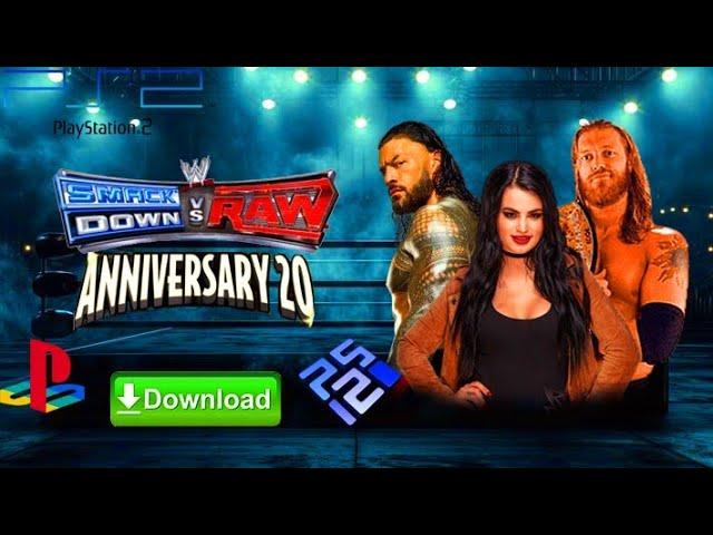 WWE SmackDown vs Raw 20th Anniversary Mod | SvR 2011 PS2 | Released 2024