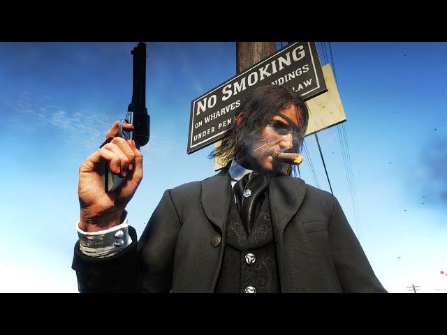 Low Honor John Marston Brutal Combat and Quickdraws | Red Dead Redemption 2 - No Deadeye PC Gameplay