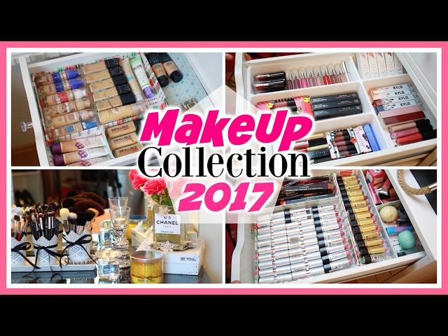 MY MAKEUP COLLECTION & Storage 2017 