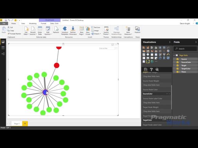 Power BI Custom Visuals - Network Navigator