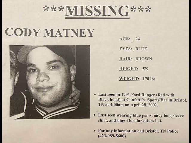 Cody Scott Matney MISSING for 23 years. Man ARRESTED for murder of Tracies' brother. #JusticeForCody