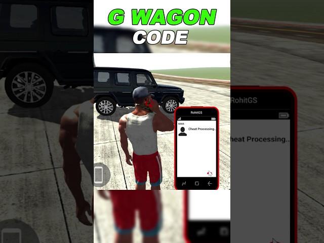 G Wagon Car Cheat Code Indian Bike Driving 3d G Wagon Code #shorts #gwagon #code