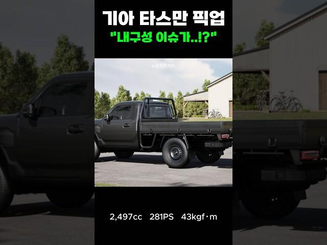 기아 타스만 픽업트럭 내구성 이슈?