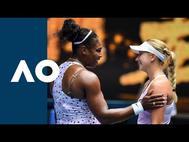 Anastasia Potapova vs Serena Williams - Extended Highlights (R1) | Australian Open 2020