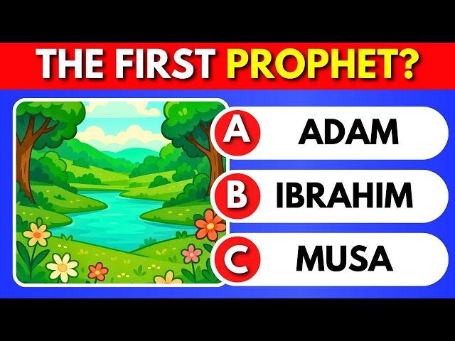 PROPHET QUIZ QUESTIONS | ISLAMIC QUIZ