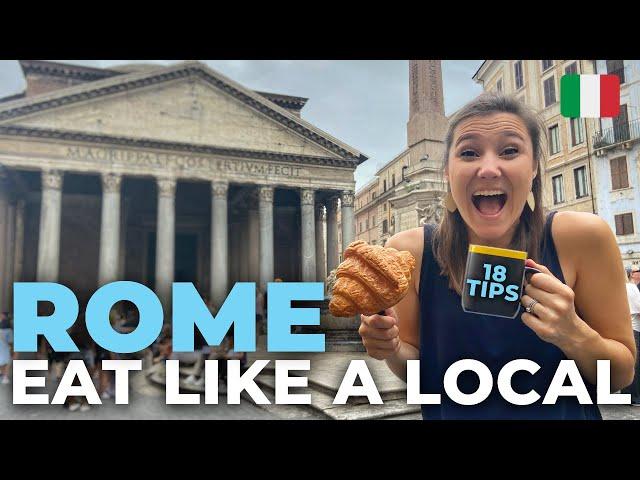 FOOD IN ROME: 18 Things To Know Before You Eat in Rome, Italy | Italian Food