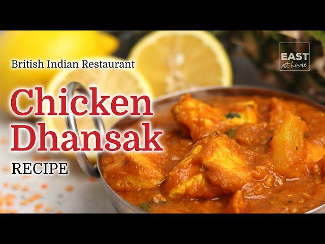 Chicken Dhansak - How to make British Indian Restaurant style Chicken Dansak - BIR