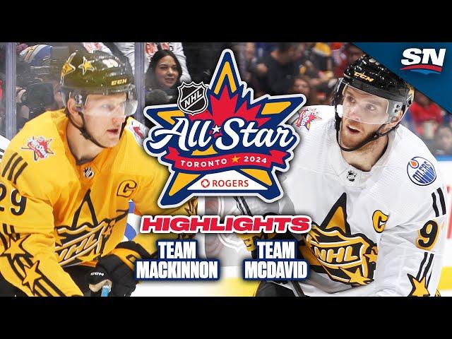 NHL All-Star Game Highlights | Team MacKinnon vs. Team McDavid