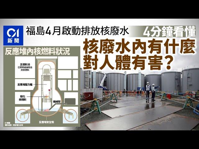 一片看懂：#福島核廢水 中有什麼？排海危險嗎？｜福島事故｜福島污水｜#日本污水排放｜福島核電站｜#核廢水｜#放射性元素｜海洋安全