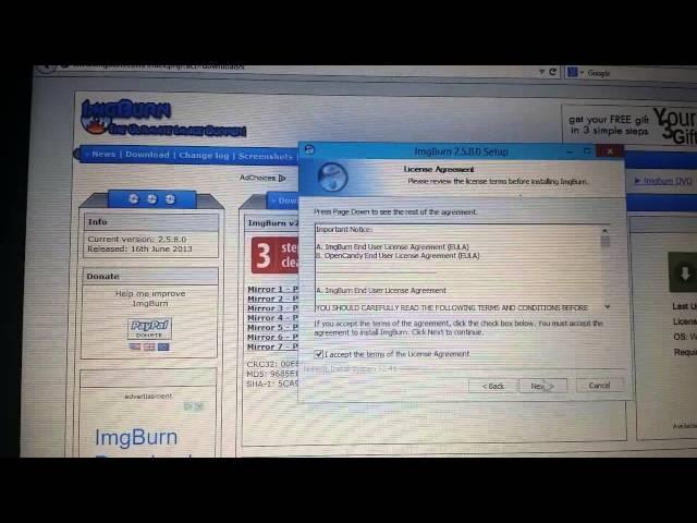 Free CD or DVD burning software