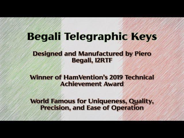 Begali Telegraphic Key factory tour narrated by Jim Marra, N5HZ.