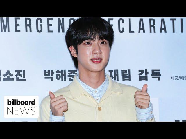 BTS’ Jin Finishes Army Service, Set To Hug 1000 Fans | Billboard News