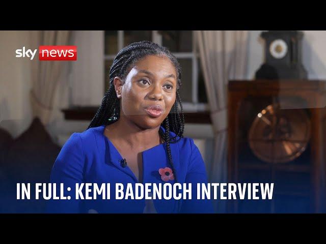 'I am somebody who has integrity', says Tory leadership candidate Kemi Badenoch