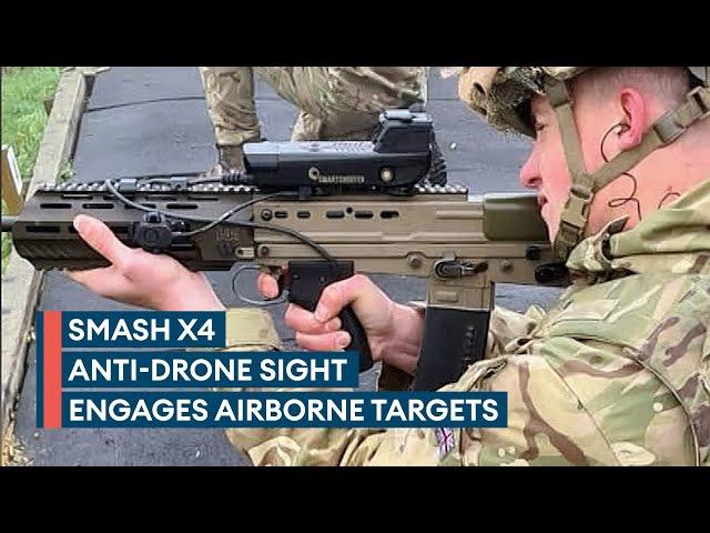 New intelligent sighting system lets British forces SMASH aerial drones with a rifle