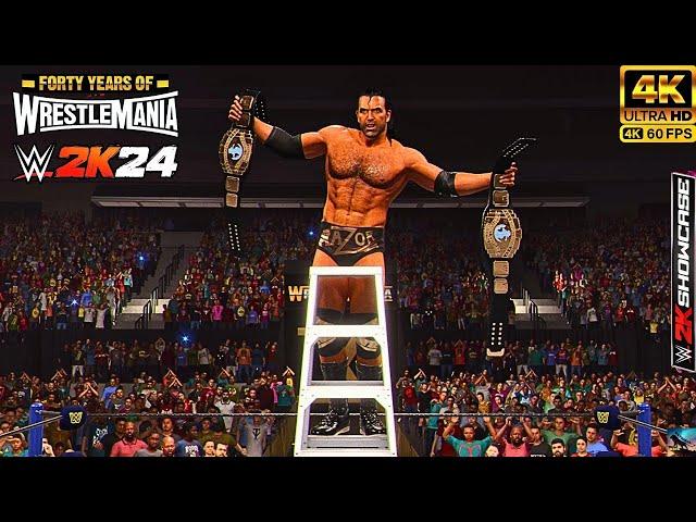 WWE 2K24 - Razor Ramon VS Shawn Michaels | 40 Years Of WrestleMania Showcase Gameplay - [ 4K 60FPS ]