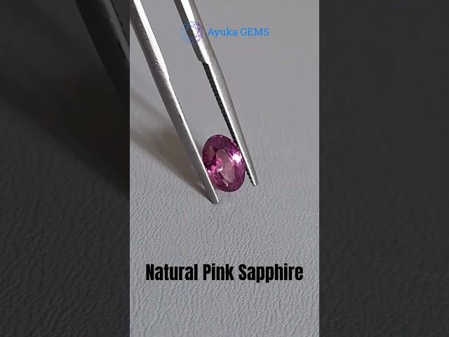 Rare Vivid Pink Sapphire – 1.80 Ct. Unheated Natural Gem