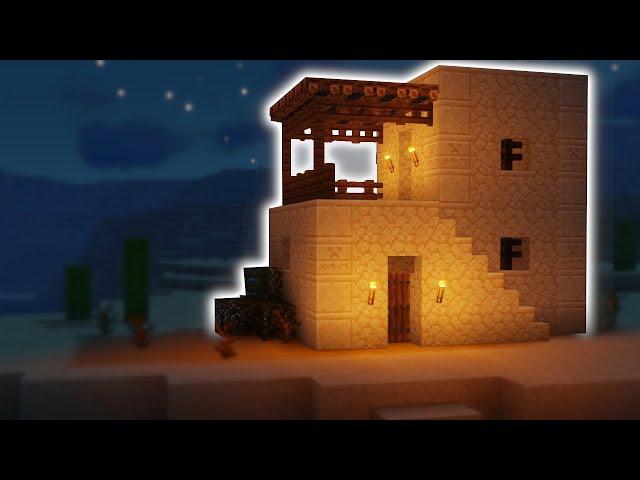 Minecraft | How to Build a Desert Starter Base