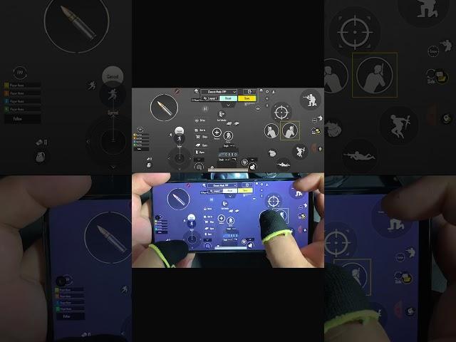 Best 4 finger control code sensitivity #pubgmobile #pubg