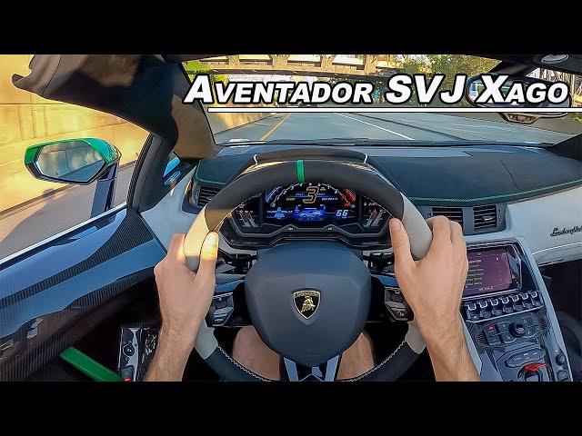 2021 Lamborghini Aventador SVJ Xago Edition (1/10) - City Drive with DoctaM3 (POV Binaural Audio)