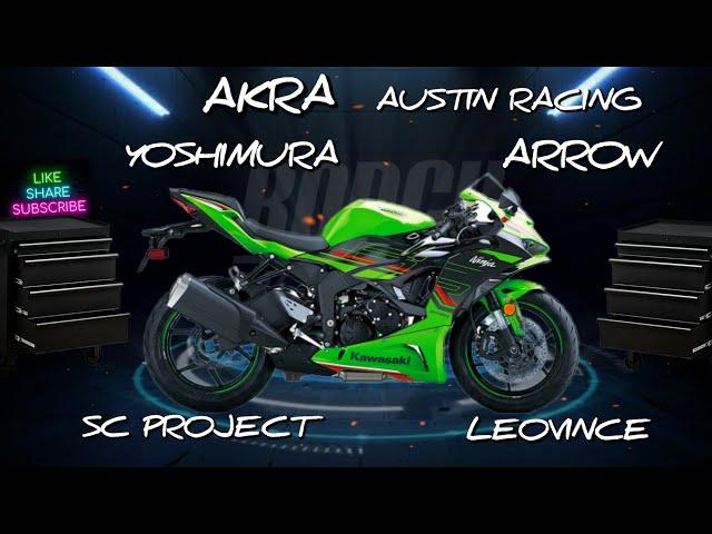 2024 Kawasaki ZX6R | Which Exhaust Sounds Best?