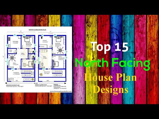 Top 15 North Facing house Plan Designs| North Facing Home Designs #housedesigns #homedesigns #vastu