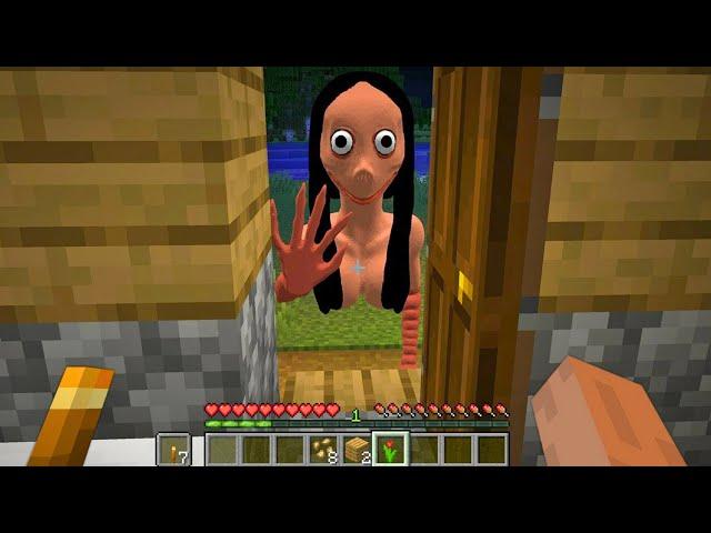 I Found Scary Girl Momo  | in Mincraft | Mincraft Horror |