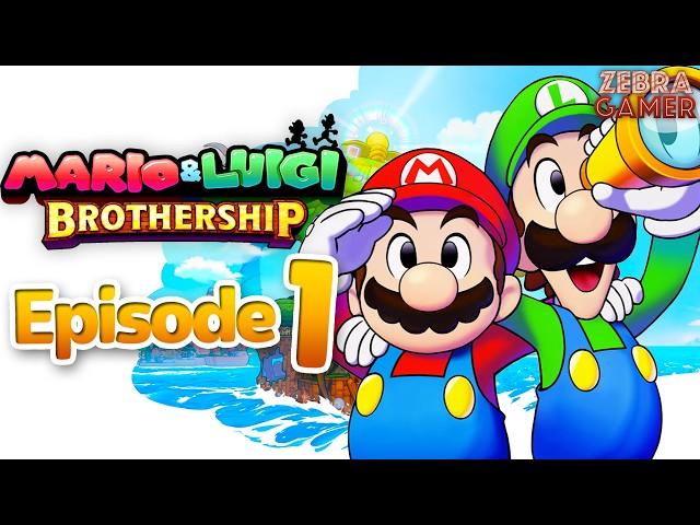 New Mario & Luigi! Mario & Luigi Brothership Gameplay Walkthrough Part 1 - Welcome to Concordia!