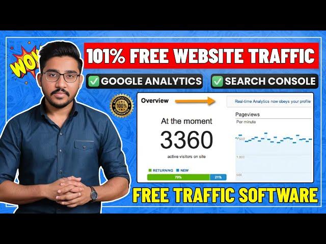 100% Free Website Traffic Proof | Free Website Traffic Generator Software | Free Unlimited Traffic