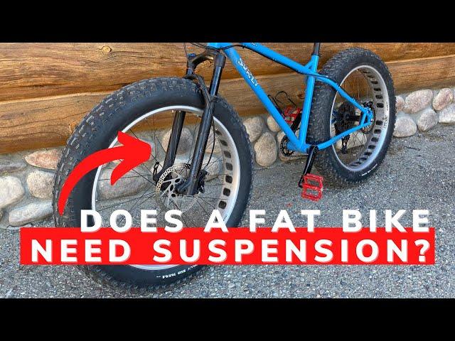 Does A Fat Bike Need Suspension? | Surly Ice Cream Truck Fat Bike | Rockshox Bluto | Fat Bike 101