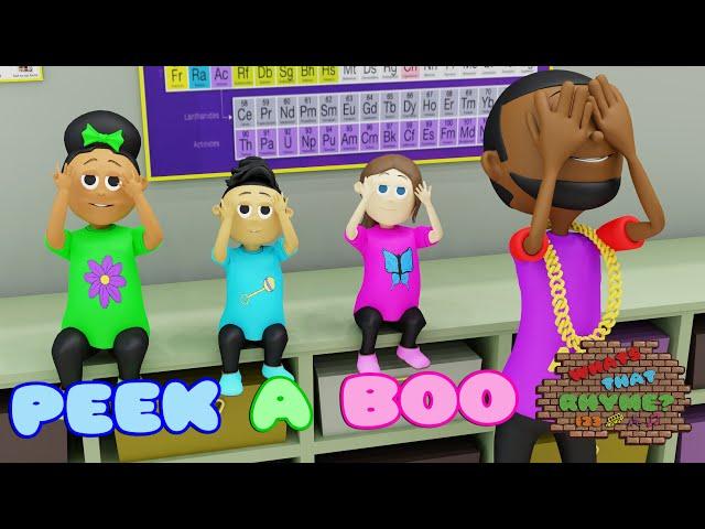 Peek A Boo | Peekaboo Song | Nursery Rhymes + Kids Songs @whatsthatrhyme