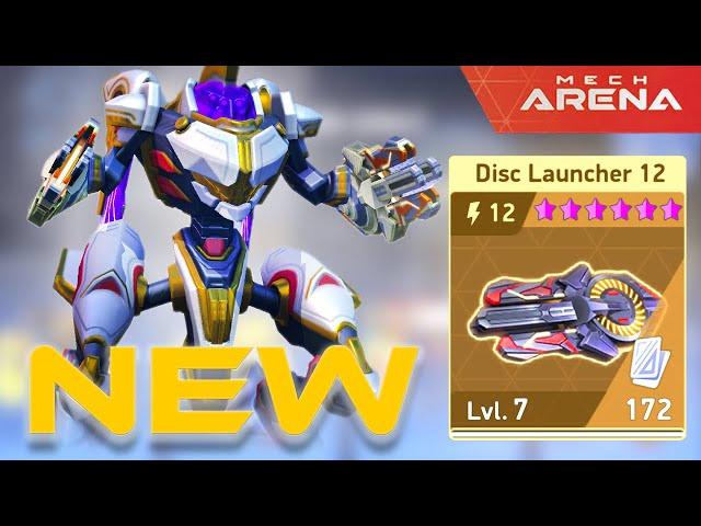 Meet the New Centurion with Disc Launcher!  This Combo Is a Game-Changer! Mech Arena