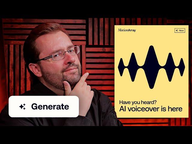 How Good Is Motion Array's NEW AI Voiceover Feature?