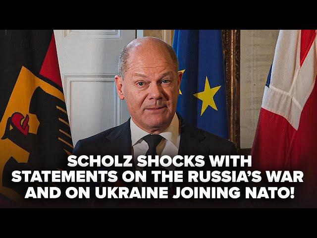 Scholz Drops NEW Statement on Russia's War and NATO Guarantees for UKRAINE!