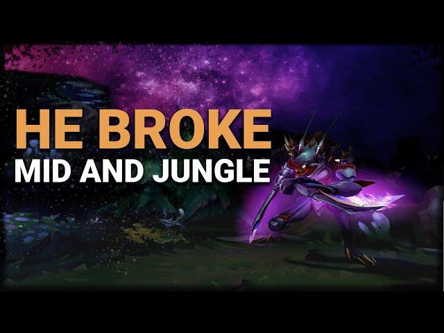 He Broke 2 Different Roles By Being Extremely Overpowered - League of Legends Kha'Zix History