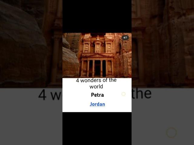 7 wonders of the world Name