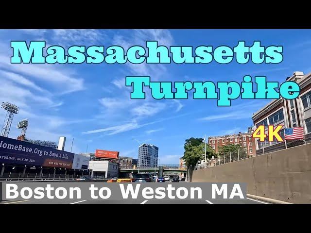 Massachusetts Turnpike - Boston to Weston MA