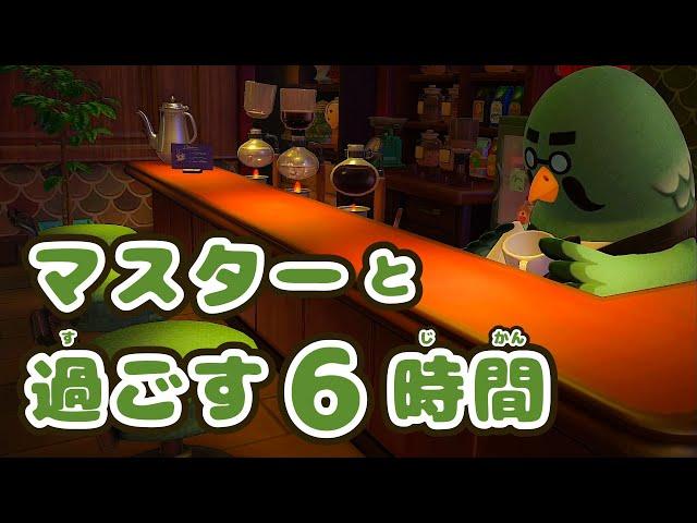 【ハトの巣 BGM】〜マスターと過ごす6時間〜【あつまれどうぶつの森 BGM／睡眠用・作業用】