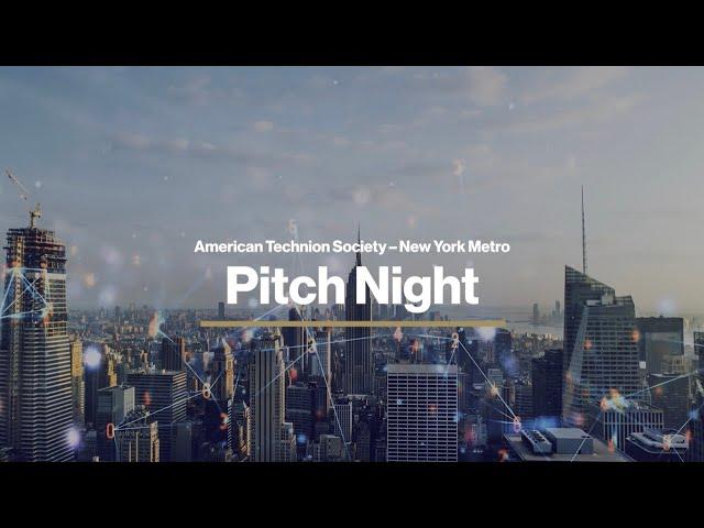 Pitch Night with Technion Start-Up MBA Students