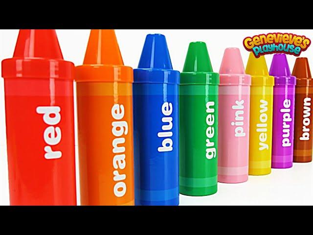 Learn Spanish and English with Crayon Toy Surprises for Kids and Toddlers!