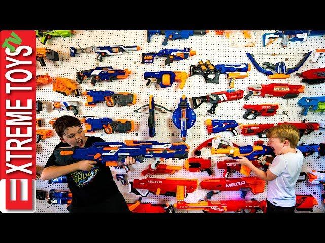 Full Nerf Blaster Arsenal Remastered! Sneak Attack Squad Giant Blaster Collection