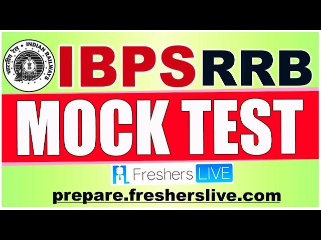 IBPS RRB Mock test - Fresherslive