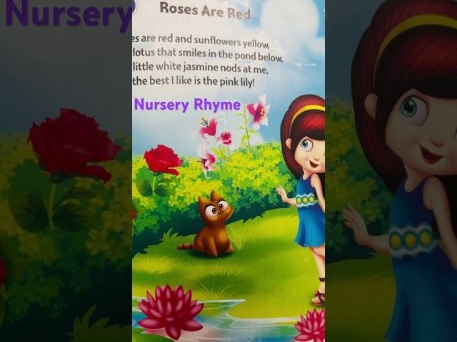 Roses are red and Sunflowers are yellow#ulwe#nursery#rhymes#how#preschool#education#mom