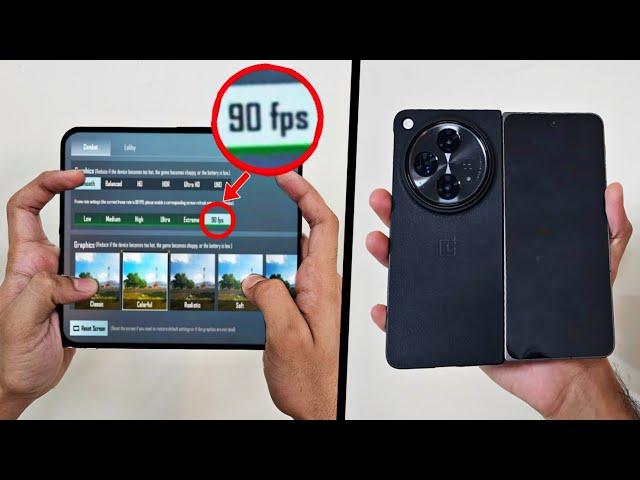 Oneplus Open Pubg Test  - BETTER THAN IPAD ?